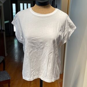 Zara White Short Sleeve Tee